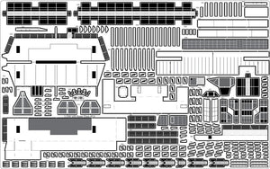 Pontos 35005F1 USS CV-14 Toconderoga 1944 Detail Up Set 1/350 – immagine 18