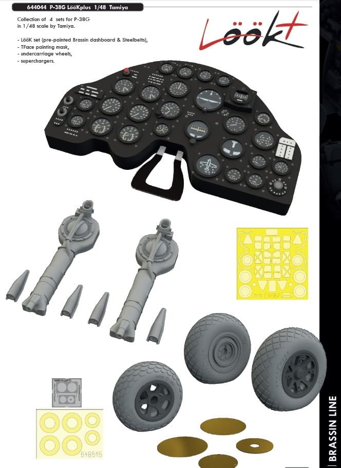 Eduard 644044 P-38G LööKplus 1/48 TAMIYA – imagen 2