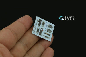 Quinta Studio QD48479 F-35A 3D-Printed &amp;amp; coloured Interior on decal paper (Kitty Hawk/Zimi Model) 1/48 – zdjęcie 4