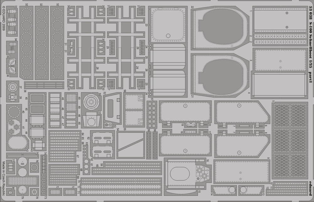 Eduard 53038 S-100 Schnellboot ITALERI 1/35 – imagen 2