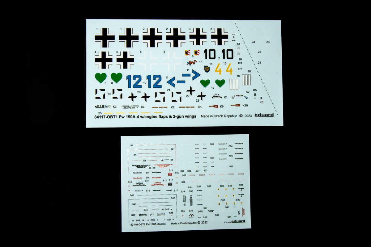 Eduard 84117 Fw 190A-4 w/ engine flaps &amp;amp; 2-gun wings 1/48 – immagine 4