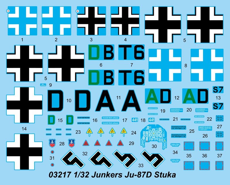 Trumpeter 03217 Junkers Ju-87D Stuka – zdjęcie 3