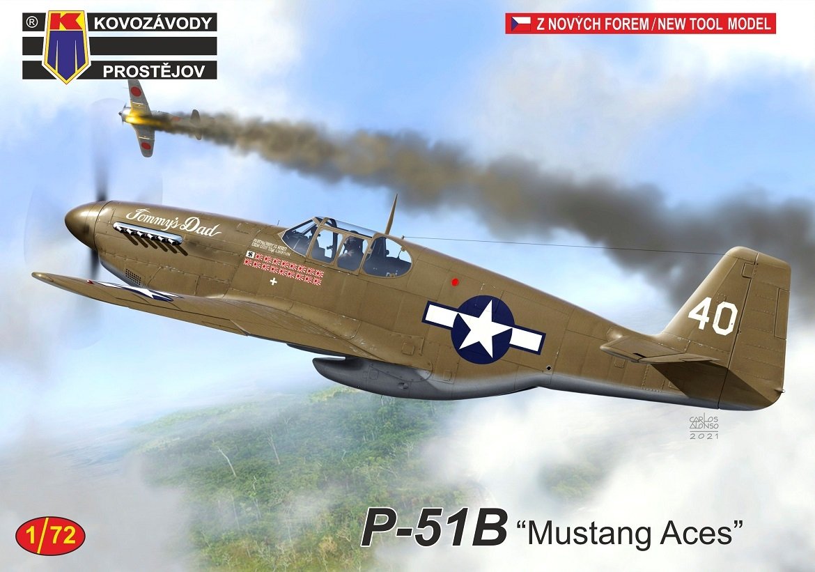 Kovozavody Prostejov KPM0245 P-51B "Mustang Aces" 1/72