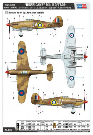 Hobby Boss 81780 HURRICANE Mk.ⅡD/TROP 1/48 – Bild 5
