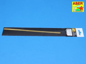 Aber BR07 Brass round rods fi 0,7mm length 250mm x 7 pcs. – immagine 3