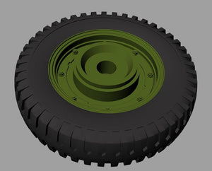 Panzer Art RE35-528 Willys MB “Jeep” road wheels (Firestone) 1/35 – imagen 2