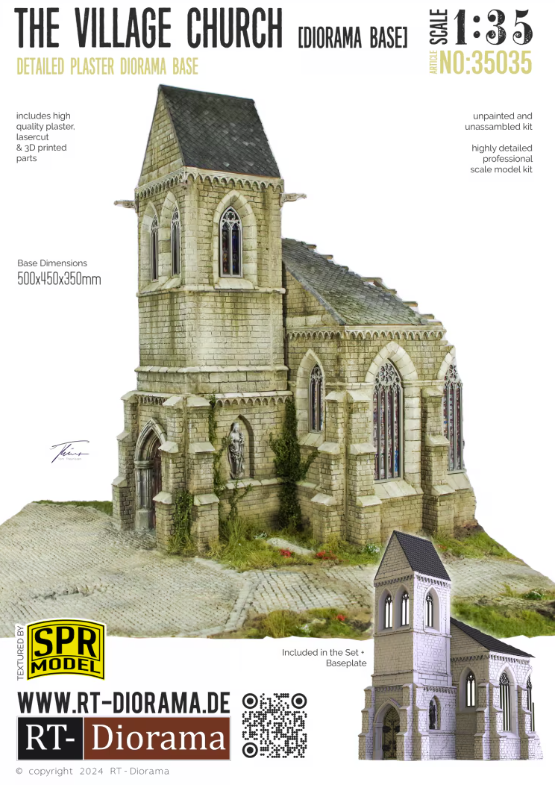 RT-Diorama 35035 The village church 1/35 – immagine 2