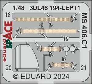 Eduard 3DL48194 MS 406. C1 SPACE DORA WINGS 1/48 – Bild 2