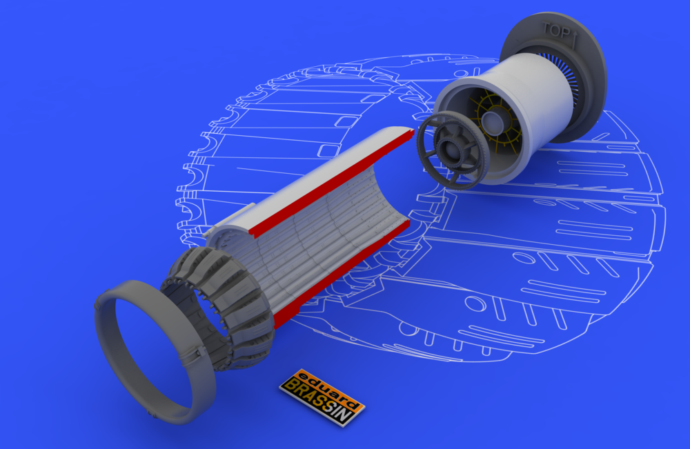 Eduard 648051 MiG-21BIS exhaust nozzle 1/48 (Eduard) – immagine 4