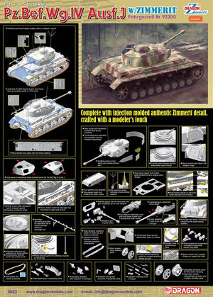 Dragon 6823 Pz.Bef.Wg.IV Ausf.J Fahrgestell Nr 92200 w/Zimmerit – immagine 2
