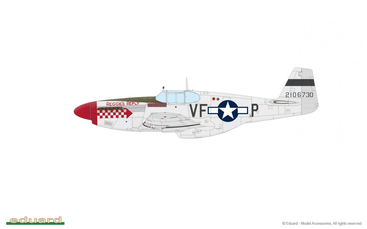Eduard 82107 P-51B Mustang Birdcage canopy 1/48 – imagen 7