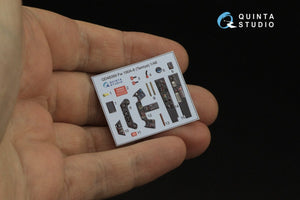 Quinta Studio QD48269 Fw 190A-8 3D-Printed &amp;amp; coloured Interior on decal paper (Tamiya) 1/48 – immagine 2