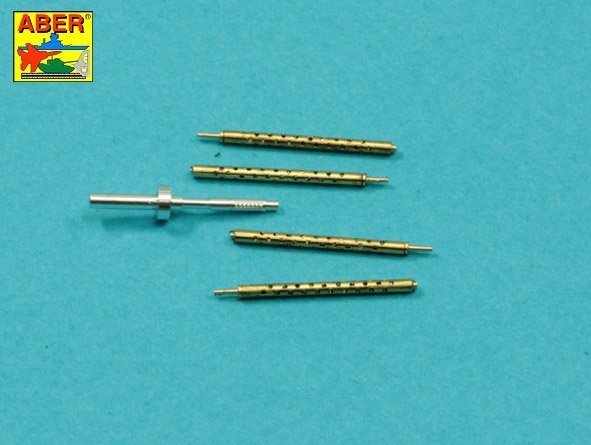 Ensemble d'armement Aber A48118 pour le chasseur américain Lookheed P-38 F/G Lightning : 1 canon de 20 mm et 4 canons de 12,7 mm, échelle 1/48
