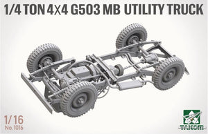 Takom 1016 1/4 ton 4×4 G503 MB Utility Truck ( Jeep Willys ) 1/16 – zdjęcie 6