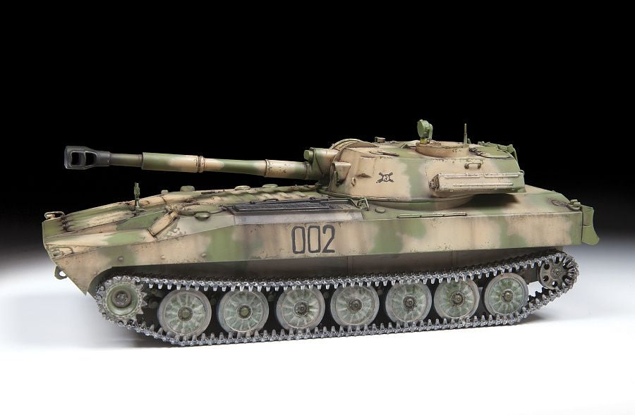 Zvezda 3660 2S1 Gvozdika Self propelled Howitzer - polskie oznaczenia 1/35 – zdjęcie 6