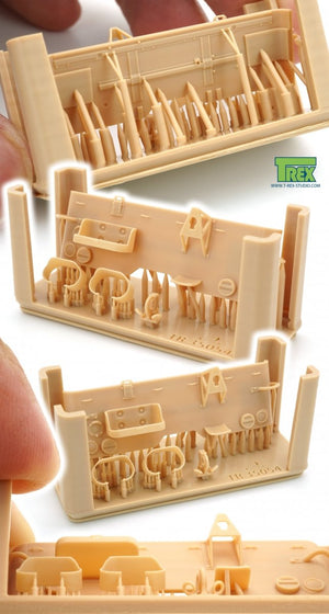 T-Rex Studio TR35054 Willys MB Rear Panel w/Tow Hook Set for TAKOM 1/35 – Bild 3