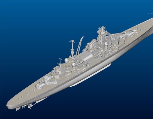 Trumpeter 05776 German Cruiser Admiral Hipper 1941 1/700 – immagine 8