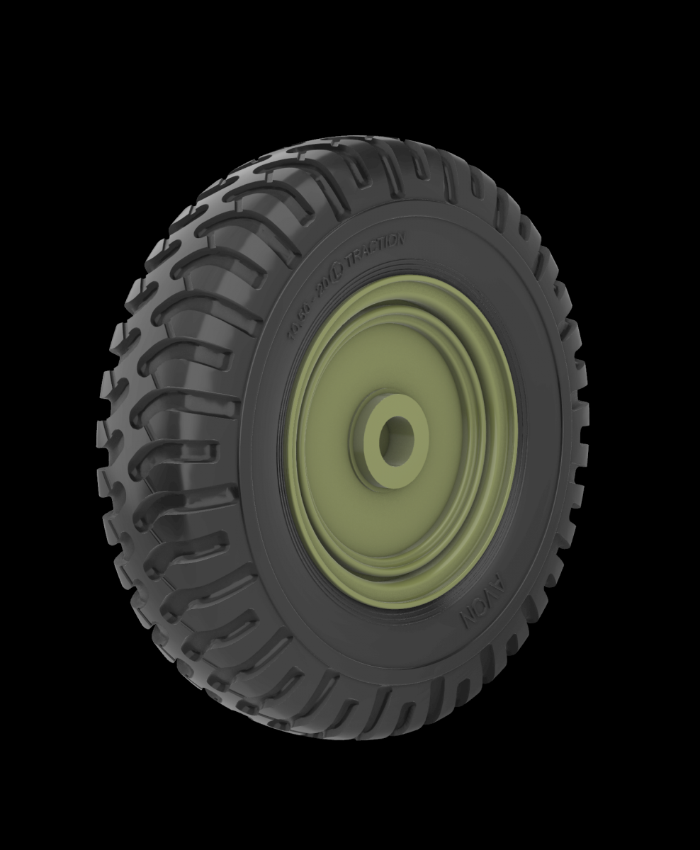 Panzer Art RE35-732 Roues de route Daimler AC (AVON) 1/35 – image 3