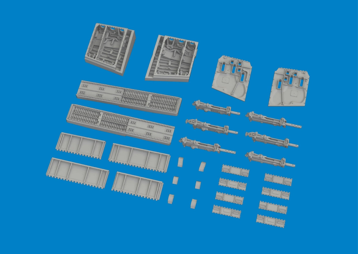 Eduard 6481075 P-40E gun bays PRINT EDUARD 1/48 – Bild 4