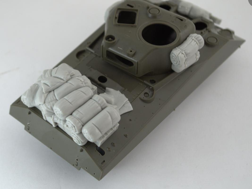Ensemble de rangement Panzer Art RE35-479 pour M4 « Sherman » (Armée britannique) 1/35 – image 3