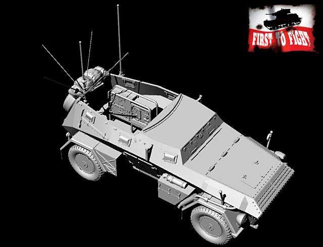First to Fight PL110 Niemiecki Samochód Dowodzenia Sd.Kfz.247 Ausf.B Z Radiostacją 1/72 – Bild 2