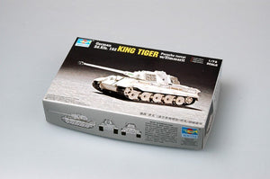 Trumpeter 07292 King Tiger Porsche Turret w/Zimmerit 1/72 – immagine 3