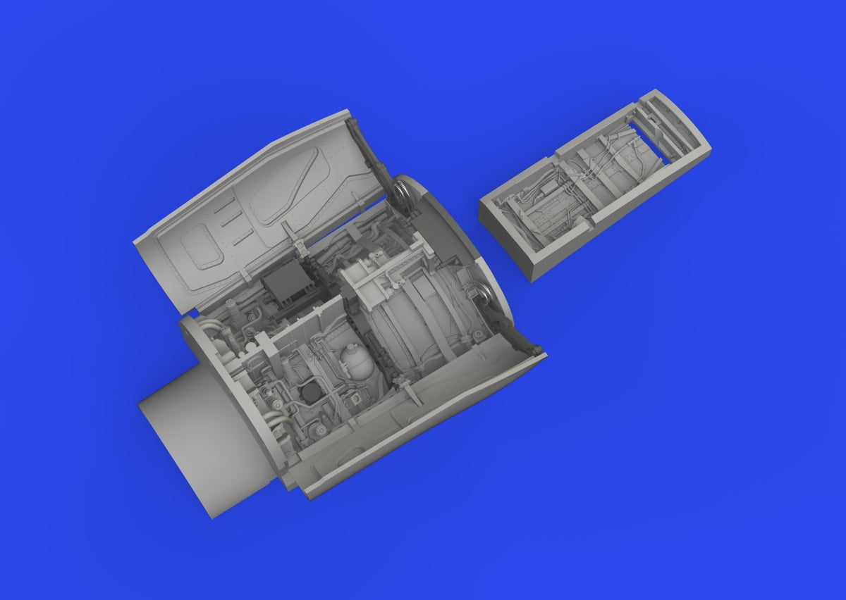 Eduard 648984 F-16C wheel bays late PRINT KINETIC MODEL 1/48 – zdjęcie 3