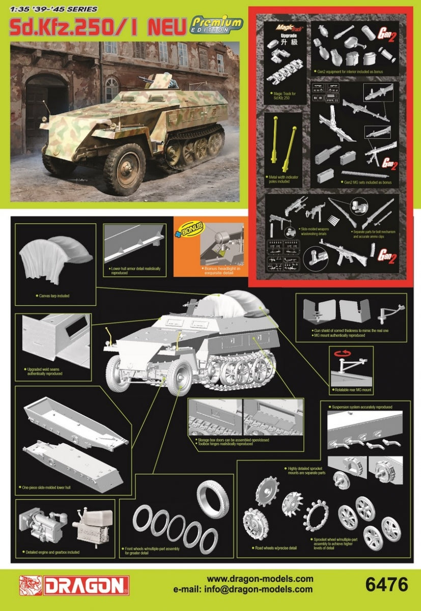 Dragon 6476 Sd.Kfz. 250/1 NEU - Premium Edition 1/35
