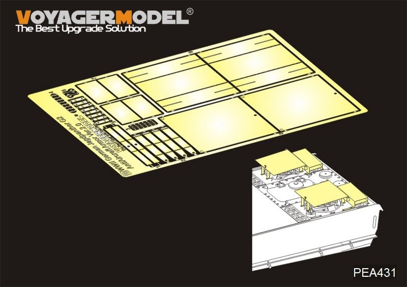 Maquette Voyager PEA431 Jagdpanther G2 blindé antiaérien allemand de la Seconde Guerre mondiale, version 2.0 (GP), échelle 1/35