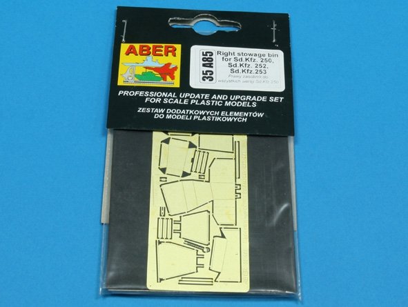 Aber 35A085 Right stowage bin for Sd Kfz. 250 ,252 ,253 1/35 – immagine 3