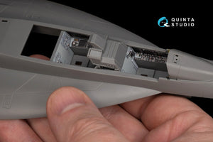Quinta Studio QD48243 F/A-18F late / EA-18G 3D-Printed &amp;amp; coloured Interior on decal paper ( Meng ) 1/48 – immagine 3