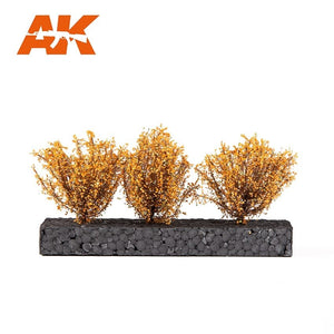 AK Interactive AK8217 DARK YELLOW BUSHES 4-6CM 1/35 – immagine 2