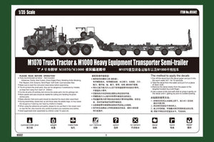 Hobby Boss 85502 M1070 Truck Tractor and M1000 HET Semi-trailer 1/35 – zdjęcie 15