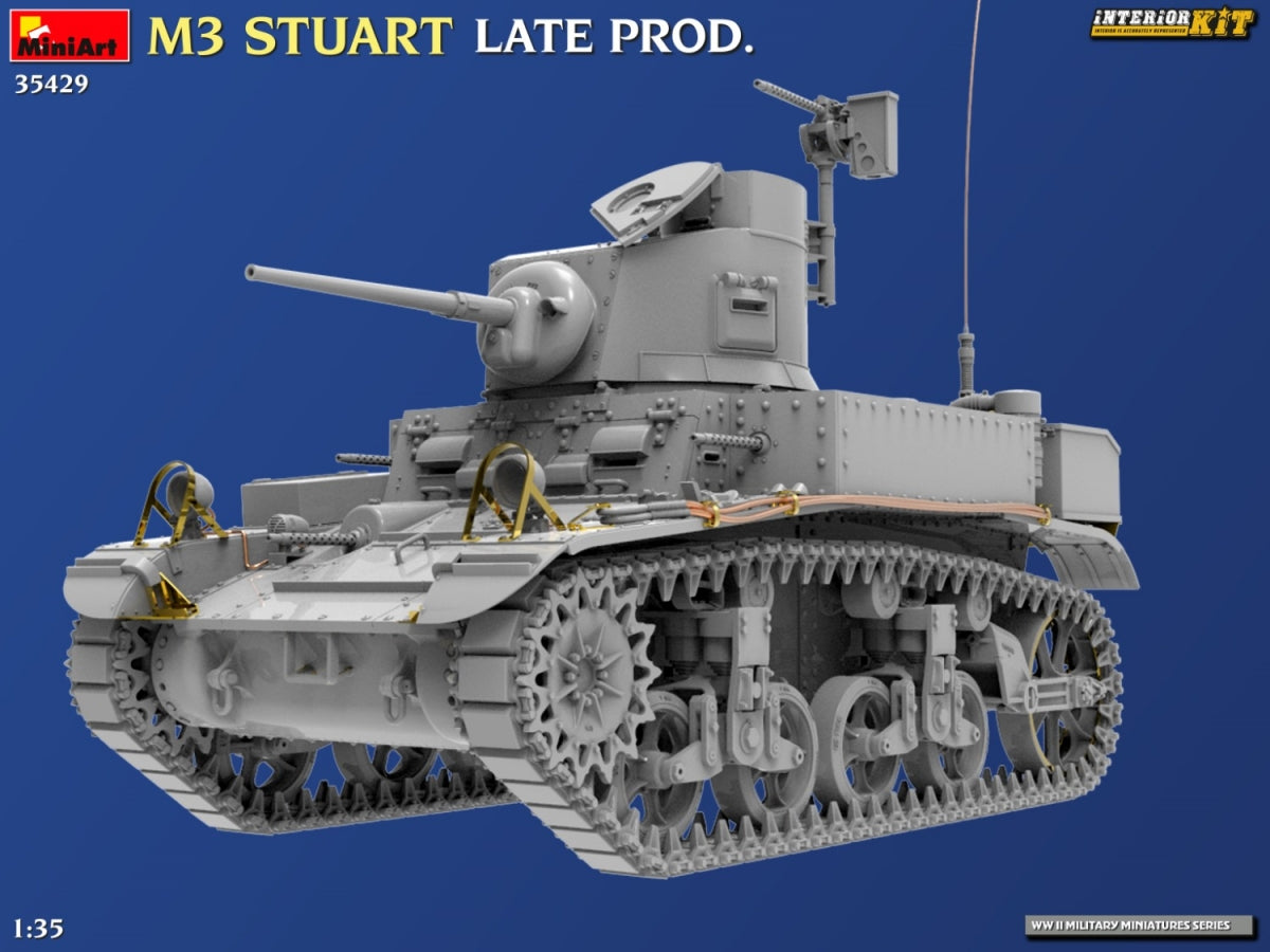 MiniArt 35429 M3 STUART LATE PROD. INTERIOR KIT 1/35 – zdjęcie 3