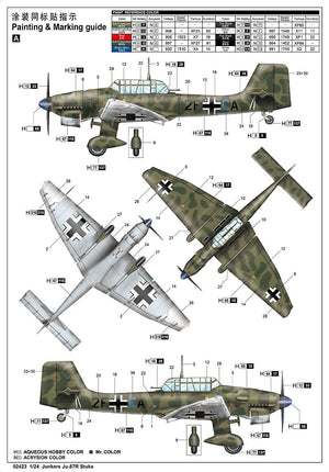 Trumpeter 02423 Junkers Ju-87R Stuka 1/24 – immagine 18