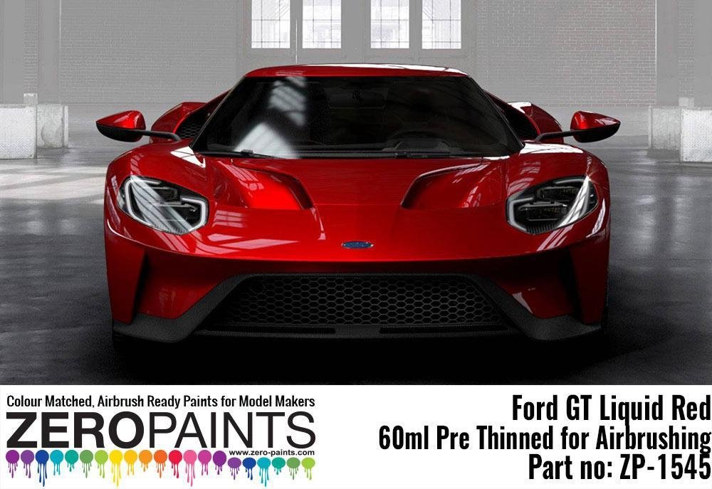 Peinture liquide rouge Ford GT Zero Paints ZP-1545, 60 ml