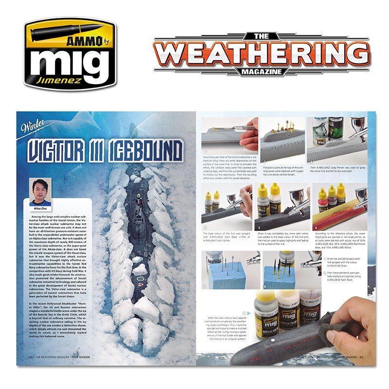 Munitions du Mig 4527PL. Le magazine Weathering, numéro 28. QUATRE SAISONS (polonais)  – image 9