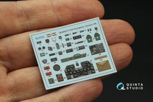 Quinta Studio QD48422 P-47M Thunderbolt 3D-Printed coloured Interior on decal paper (Tamiya) 1/48 – imagen 3