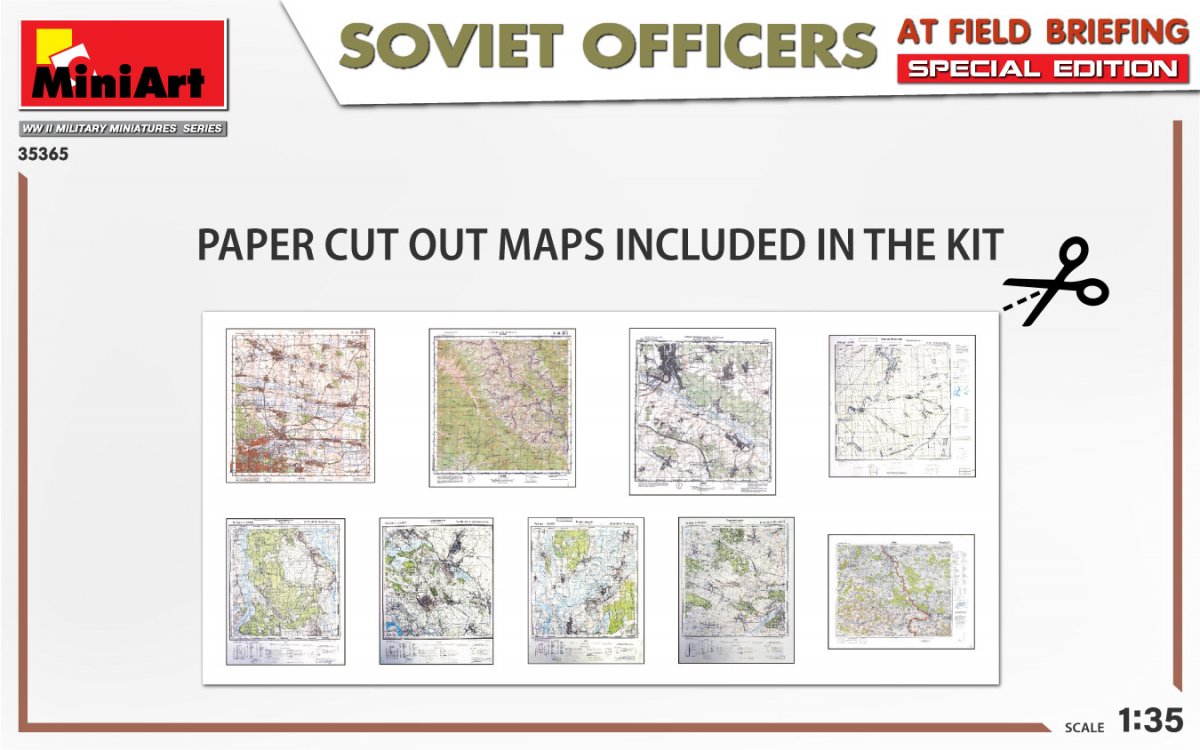MiniArt 35365 SOVIET OFFICERS AT FIELD BRIEFING. SPECIAL EDITION 1/35 – Bild 5