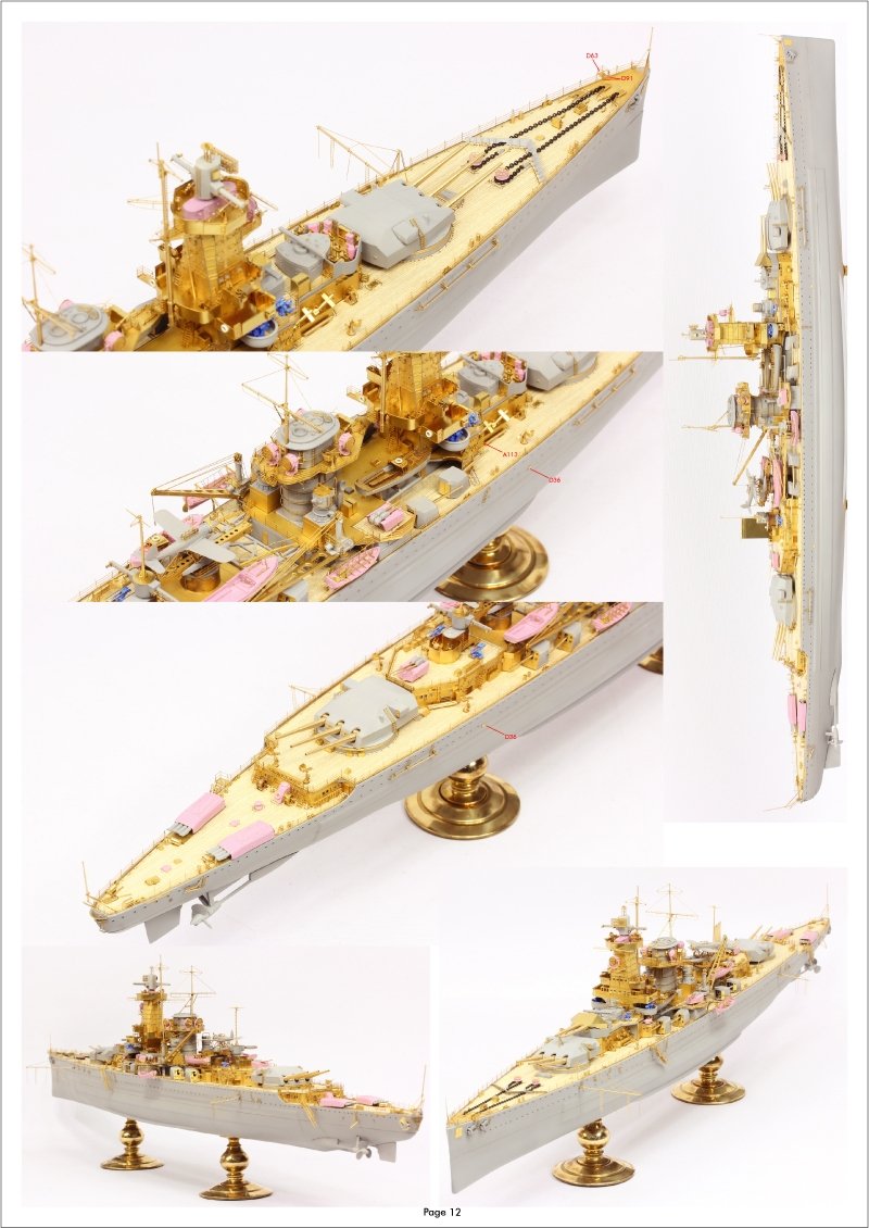 Pontos 35033F1 ADMIRAL GRAF SPEE 1939 Detail Up Set 1/350 – zdjęcie 27