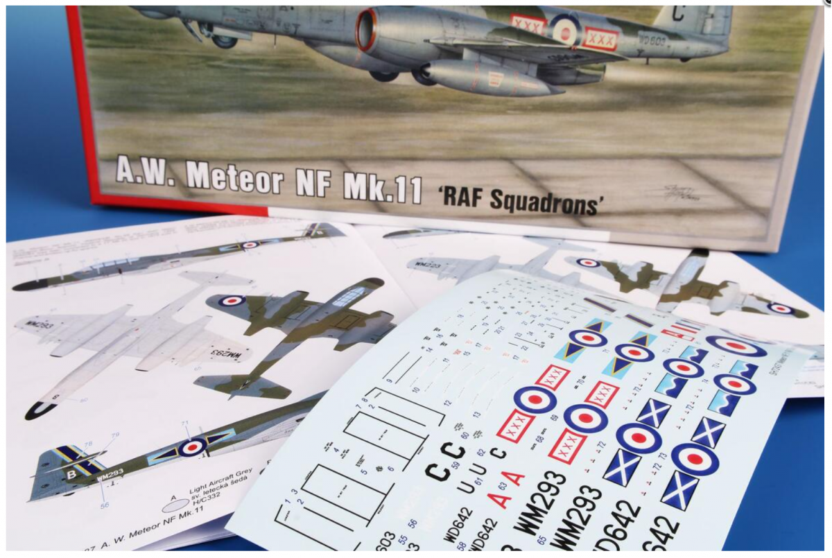 Special Hobby 72437 AWMeteor NF Mk.11 Escadrons de la RAF 1/72 – image 5