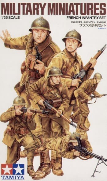 Tamiya 35288 Ensemble d&amp;#39;infanterie française (1/35)