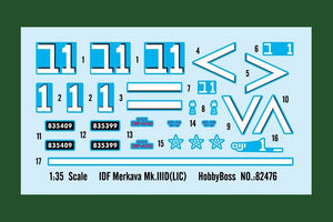 Hobby Boss 82476 IDF Merkava Mk.IIID(LIC) 1/35 – immagine 4