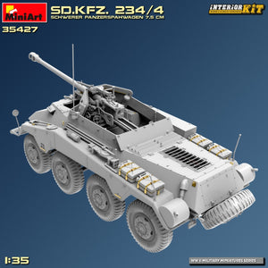 MiniArt 35427 Sd.Kfz. 234/4 SCHWERER PANZERSPÄHWAGEN 7,5 cm. INTERIOR KIT 1/35 – Bild 14