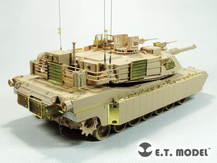E.T. Model E35-284 USMC M1A1 AIM MBT/U.S.ARMY M1A1 Tusk MBT (For Meng TS-032) 1/35 – zdjęcie 3
