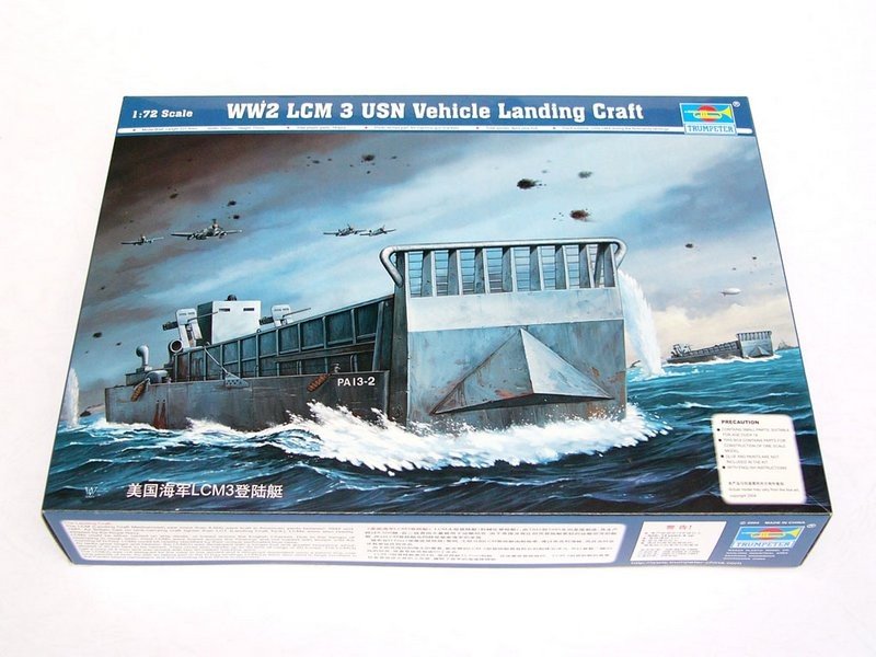 Trumpeter 07213 WW2 LCM 3 USN Vehicle Landing Craft 1/72 – image 2