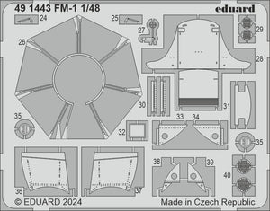 Eduard BIG49416 FM-1 TAMIYA 1/48 – immagine 3