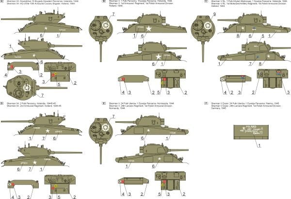 ToRo Model 35D14 - Polish Sherman tanks - 1st Polish Armoured Division, NWE 1944-45 vol.2 1/35 – Bild 2