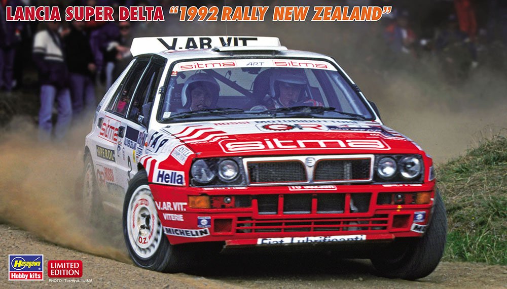 Hasegawa 20548 Lancia Super Delta Rallye de Nouvelle-Zélande 1992, échelle 1/24