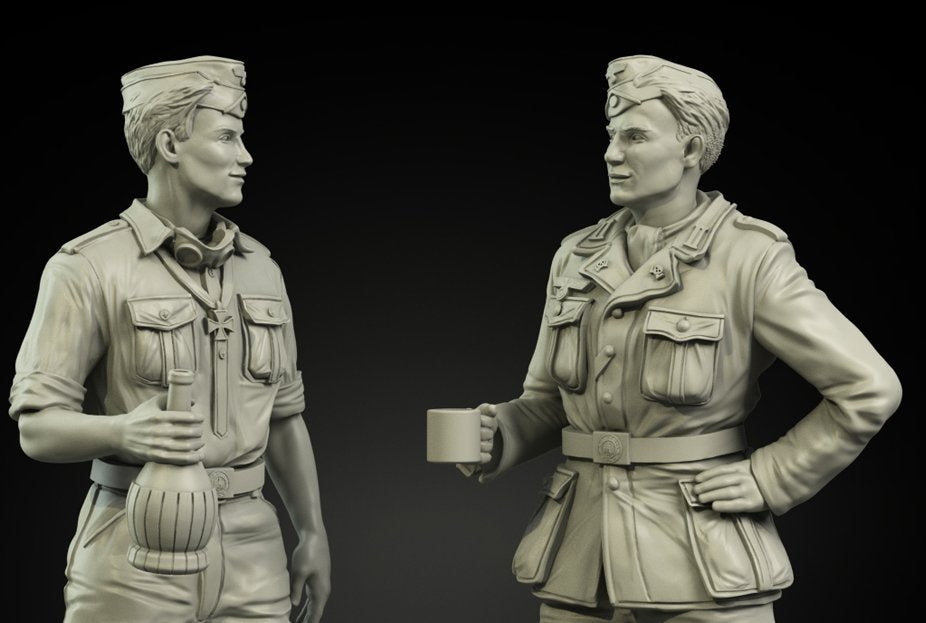 Panzer Art FI35-086 DAK tankers RK award ceremony set 1/35 – zdjęcie 2